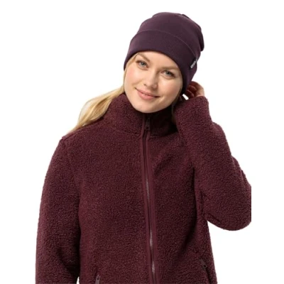 Abbildung von Jack Wolfskin Unisex Rib Beanie Mütze, Black Olive, Einheitsgröße