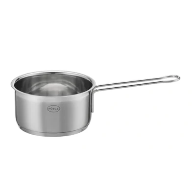 Abbildung von RÖSLE ELEGANCE Butter /Saucenpfännchen, Hochwertige Stielkasserolle für kleine Mengen, Saucen oder geschmolzener Butter, Edelstahl 18/10, induktionsgeeignet, spülmaschinengeeignet, 27,5 x 13,2 8 cm