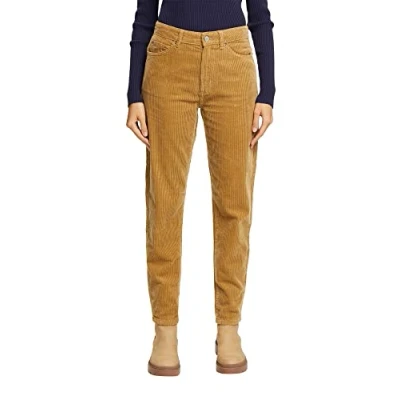 Abbildung von ESPRIT Damen 102EE1B350 Hose, 250/KHAKI BEIGE, 34