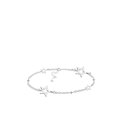 Abbildung von Sofia Milani Damen Armband 925 Silber mit Zirkonia Steinen Stern Anhänger B0266