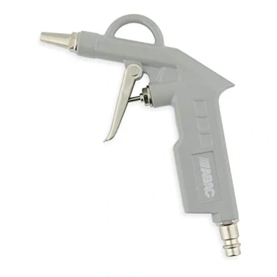 Abbildung von ABAC Druckluftpistole G 501, Ausblaspistole/Luftdruckpistole mit kurzer Düse, Ø 2 mm Druckluft Reinigungspistole max. Druck 8 Bar, Aluminium