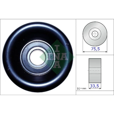 Abbildung von INA 531 0827 10 Spannrolle HONDA: CIVIC 8 Hatchback, CR V 3