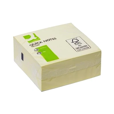 Abbildung von Q Connect KF01346 Haftnotizen Haftnotizblock 76x76mm gelb