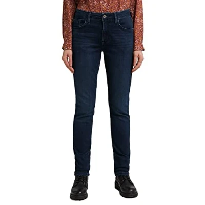 Abbildung von MUSTANG Damen Sissy Slim 1012112 Jeans, Mittelblau 5000 782, 44W / 30L