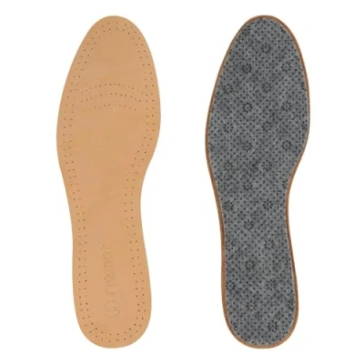 Abbildung von Riemot Einlegesohlen Herren Leder Schuheinlagen Schuh Einlagen Atmungsaktiv Lederschuhe Sohlen anti Schweiß Geruchsabsorber Ledersohlen