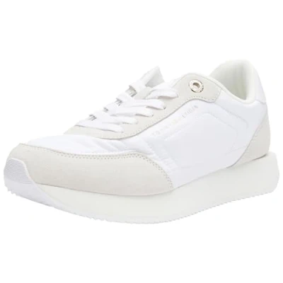 Abbildung von Tommy Hilfiger Essential Runner Sneaker low, Damen, Größe: 37, White Schuhe
