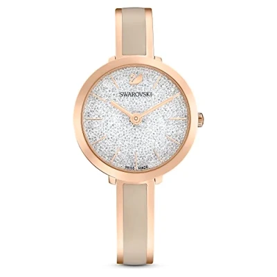 Abbildung von Swarovski Crystalline Delight Uhr Rose goldcoloured, Damen, Größe: One Size, gold coloured