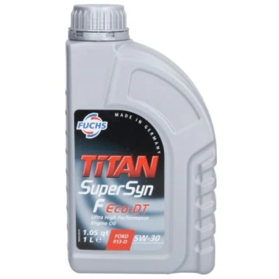 Abbildung von Fuchs Titan Supersyn F Eco DT 5W 30 1l Motoröl 601411595 FORD: Galaxy Mk2 MPV, FIESTA 6, FOCUS 3 Turnier, LAND ROVER: Discovery 4, Defender Off Road