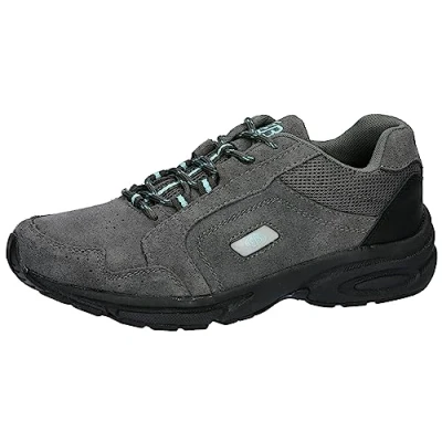 Abbildung von Brütting Damen Circle Traillaufschuh, Grau/Türkis, 42 EU