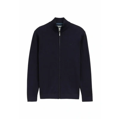 Abbildung von TOM Tailor Strickjacke, Herren, Größe: Small, Knitted navy melange