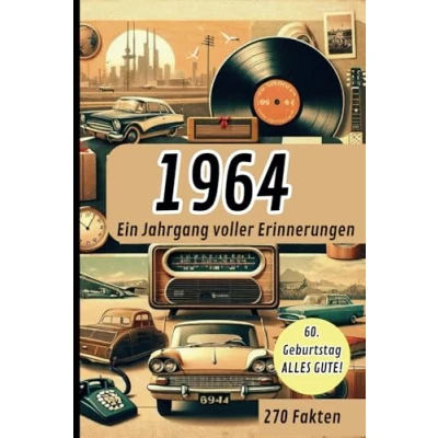 Abbildung von 1964 Ein Jahrgang voller Erinnerungen: Das perfekte Geschenk mit historischen Fakten aus dem Jahr