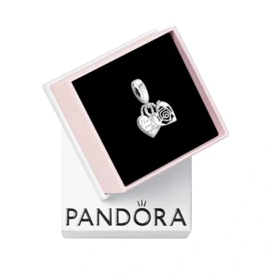 Abbildung von Pandora Charm Anhänger &quot;Herzförmiges Vorhängeschloss&quot; Silber 790086C00