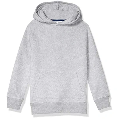 Abbildung von Amazon Essentials Jungen Fleecepullover, Kapuzenpullover und Sweatshirts, Hellgrau Meliert, 11 12 Jahre