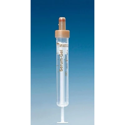 Abbildung von S Monovetten zur Serumgewinnung mit Gel, 7.5ml