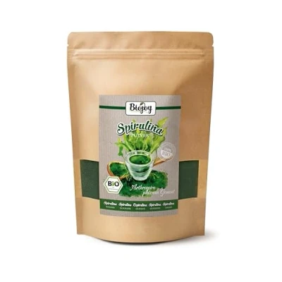 Abbildung von Biojoy BIO Spirulina Pulver (500 g), roh und rein, Algen (Spirulina platensis)