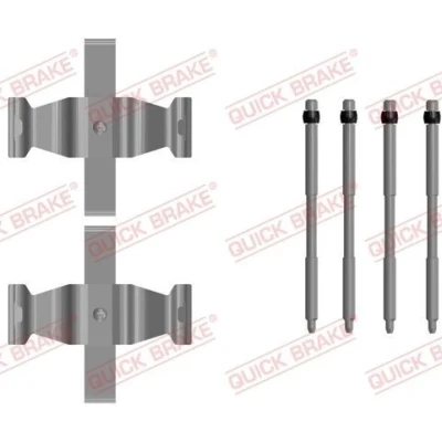 Abbildung von QUICK BRAKE 109 0107 Zubehörsatz, Scheibenbremsbelag BMW: 3 Touring, Saloon