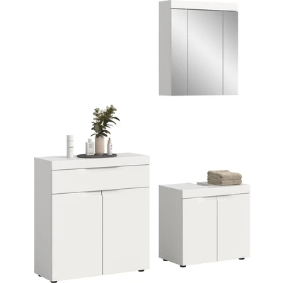 Abbildung von OTTO home Badmöbel-Set "MAOI, 3-teilige Badkombination, hochwertige MDF Front"