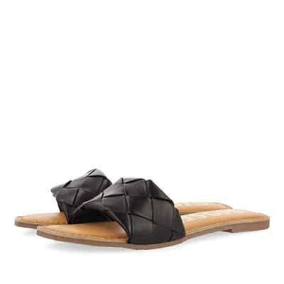 Abbildung von GIOSEPPO Damen Senglea Flache Sandale, Schwarz, 37 EU