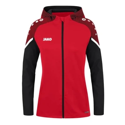 Abbildung von JAKO Fussball Teamsport Textil Performance Trainingsjacke, Damen, Größe: 38, Rotschwarz