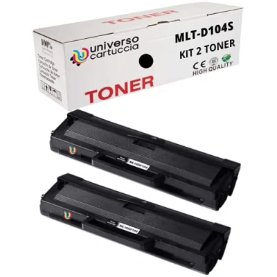 Abbildung von 2er Set MLT D1042S Premium Toner Schwarz kompatibel für Samsung ML 1660 1661 1665 1666 1670 1675 1860 1865 1865W SCX 3200 3201 3205 3205W 3206 3217 3218
