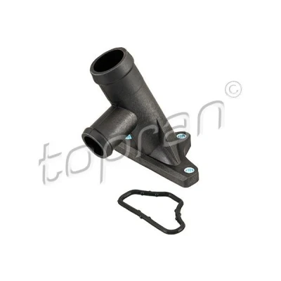 Abbildung von TOPRAN 100 260 Flansch Kunststoff Zylinderkopf, vorne, längs mit Dichtring VOLKSWAGEN: GOLF 2, Passat B3/B4 Estate, Saloon