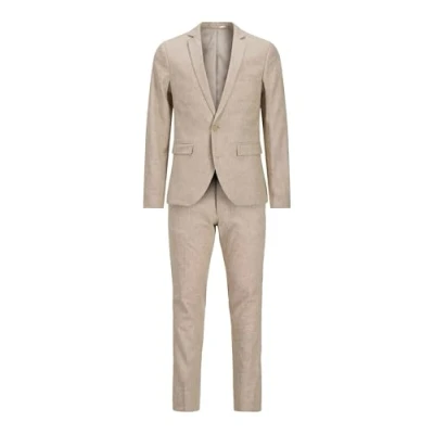Abbildung von Jack &amp; Jones Premium Jprriviera SUIT SLIM FIT Anzug, Herren, Größe: 66, Travertine