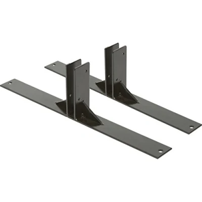 Abbildung von SECURIT 949708 Metallfüße für Multi Schiefer, 2 Stück, Schwarz