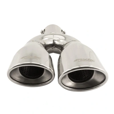 Abbildung von Simoni Racing TRX/87L Auspuffblende oval, V Form Edelstahl 220mm