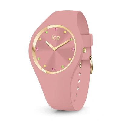 Abbildung von Ice WATCH Cosmos Quartz Pink Rosa Damenuhr mit Plastikarmband 022359 (Small +)