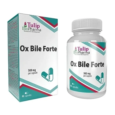 Abbildung von Ox Galle (Ox Bile Forte) 500 mg 90 Kapseln, 3rd Party Lab getestet, hochfeste Ergänzung