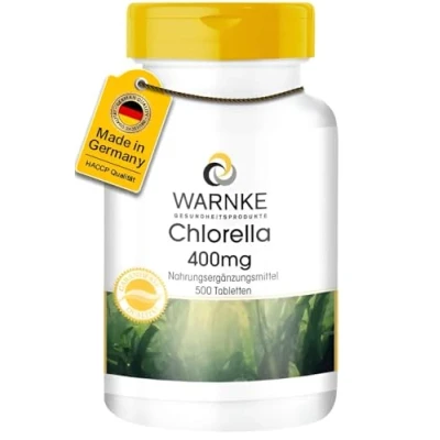 Abbildung von Chlorella 400 mg Tabletten