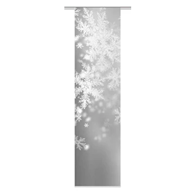 Abbildung von Home fashion Schiebewand, Stoff, Grau, 245 x 60 cm