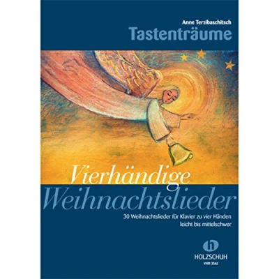 Abbildung von Vierhändige Weihnachtslieder: 32 Weihnachtslieder für Klavier zu vier Händen, leicht bis mittelschwer
