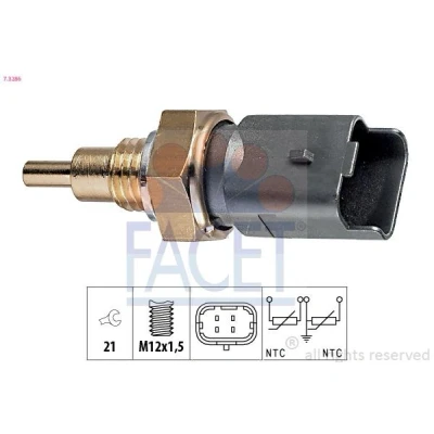 Abbildung von FACET 7.3286 Sensor, Kühlmitteltemperatur Made in Italy OE Equivalent ALFA ROMEO: 156 Saloon