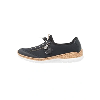 Abbildung von Rieker Slipper, Damen, Größe: 39, Blue Schuhe