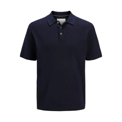 Abbildung von Jack &amp; Jones PLUS SIZE Poloshirt, Herren, Größe: 4XL, Night sky