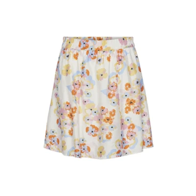 Abbildung von Pieces Pckarlson Skirt Alinienrock, Damen, Größe: Small, Cloud dancer