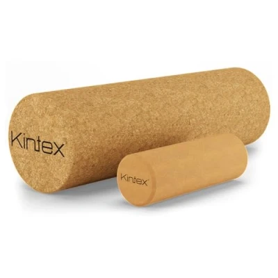 Abbildung von Kintex Faszienrolle aus Kork, 33 cm oder 15 cm, Massagerolle zur Selbstmassage, Eigenmassage, Regeneration von Faszien und Muskeln, Faszienroller (15 cm)