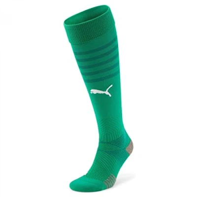 Abbildung von PUMA Fußball Teamsport Textil Stutzenstrümpfe teamFINAL Strumpfstutzen gruenweiss 3 (39 42)