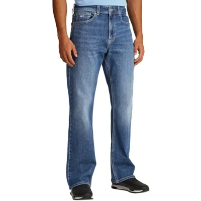 Abbildung von Tommy Jeans RYAN Straight Leg, Herren, Größe: 27x32, Denim medium