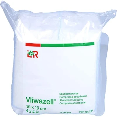 Abbildung von Vliwazell Saugkompressen 10x10 cm unsteril