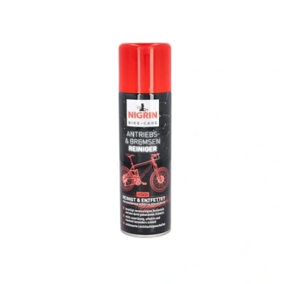 Abbildung von NIGRIN BIKE CARE Fahrrad Kettenreiniger, 300 ml Sprühdose, Fahrradkette reinigen, entfettet Fahrradketten