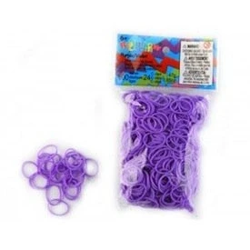 Abbildung von Gummibänder, Rainbow Loom, Violett