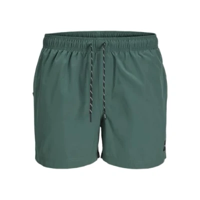 Abbildung von Jack &amp; Jones Solid Badeshorts, Herren, Größe: XS, Mallard green