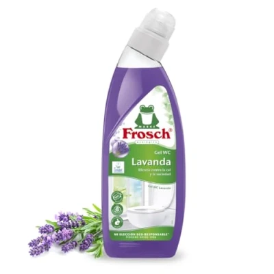 Abbildung von Frosch Gel WC Ecológico, Limpiador de Cal y Residuos Para Inodoro, Higienizante con Lavanda 750 ml
