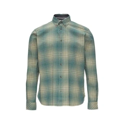Abbildung von s.Oliver Regular Fit: Hemd aus Baumwollstretch mit Button Down Kragen helles beige XL