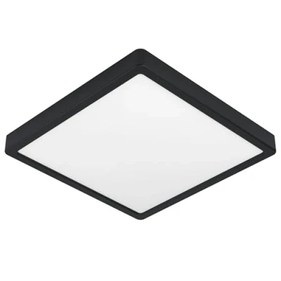 Abbildung von Eglo 98854 Aufbauleuchte FUEVA Z schwarz L:28,5 B:28,5 H:2,8cm dimmbar IP44 2700 6500K mit Connect Funktion