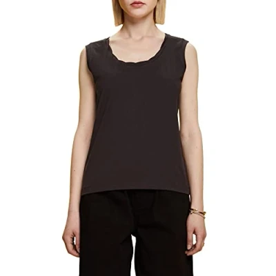 Abbildung von ESPRIT Damen 053EE1K310 T Shirt, 010/ANTHRACITE, S