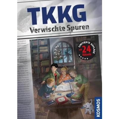 Abbildung von TKKG, Verwischte Spuren: Escape Krimi mit 24 Rätseln. Spannender Adventsband.