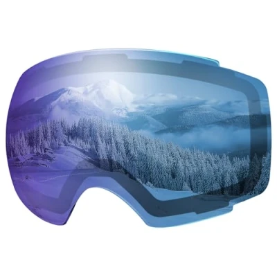 Abbildung von OutdoorMaster Skibrille PRO Ersatzlinse 10+ Farben die Auswahl (VLT 33% Eisblau)